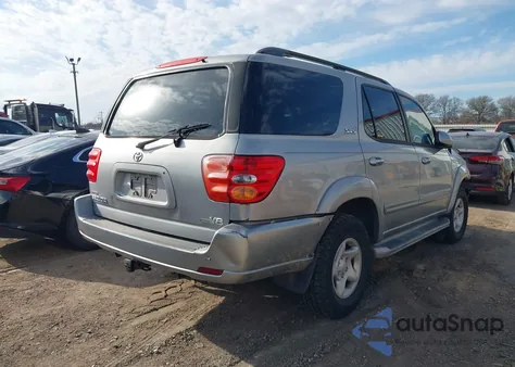 2002 Toyota Sequoia Sr5 V8 z USA, uszkodzony, nr VIN 5TDZT34A12S126791